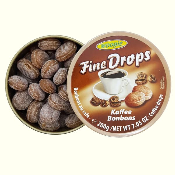 Woogie Kaffe Hårdt Slik i Dåse 200g