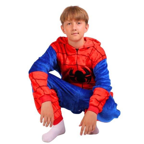 Kigurumi-pyjamas Spider-Man-kostym 135-145 cm