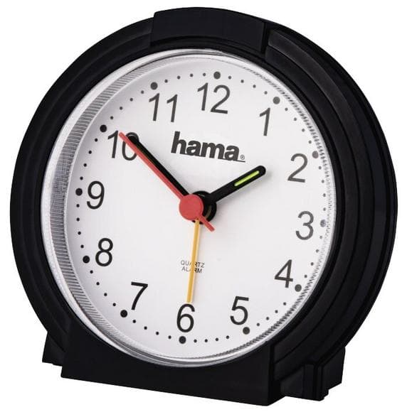 HAMA Klassisk Vækkeur Sort