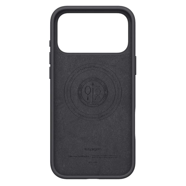 Spigen Silikone Fit MagSafe-etui til iPhone 17 Pro - Sort