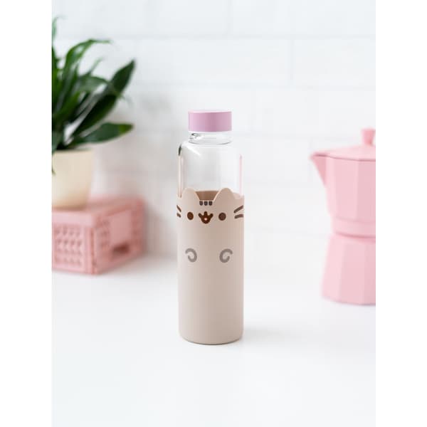 Pusheen - 500 ml vattenflaska i glas