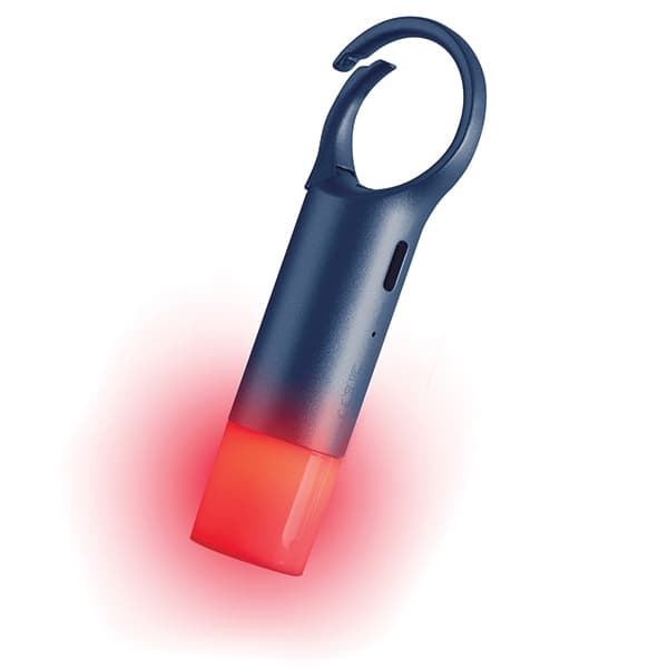 Lexon Nomaday Flash LED -avaimenperä, tummansininen/tummansininen LL137DB