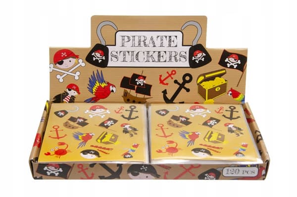 PIRATTEKLAR SET PIRATTEKLAR 12 stycken