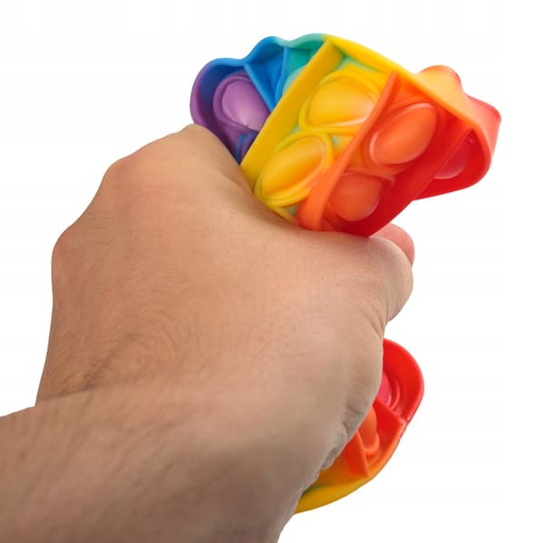 PUSH POP IT REJNBUE SENSORISK LEGETØJ TERNINGKAST