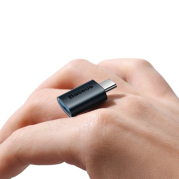 Baseus Ingenuity Series USB-C til USB-A 10Gb/s Adapter - Blå