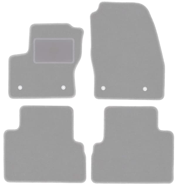 Harmaat auton matot Ford C-MAX MK2 minivan (2015-2019) varten