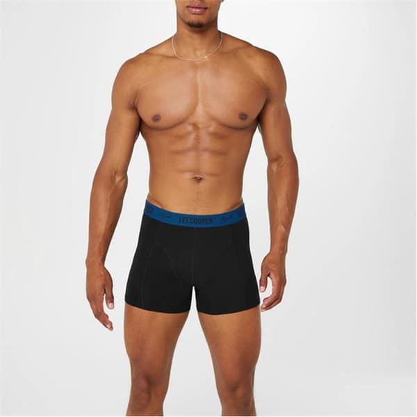 Lee Cooper herre sorte boxershorts 10-pak, størrelse L