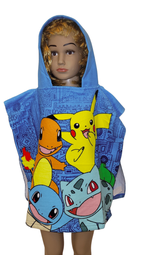 POKEMON Hupullinen Kylpypyyhe
