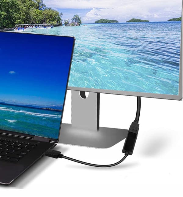 DISPLAYPORT DP v1.4 - HDMI v2.0 4K-adapterkabel