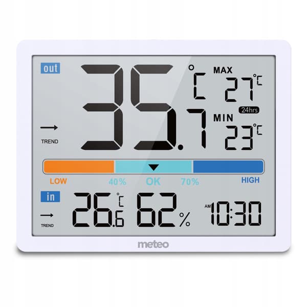 DIGITAALINEN SÄÄASEMA LÄMPÖMITTARI METEO SP109