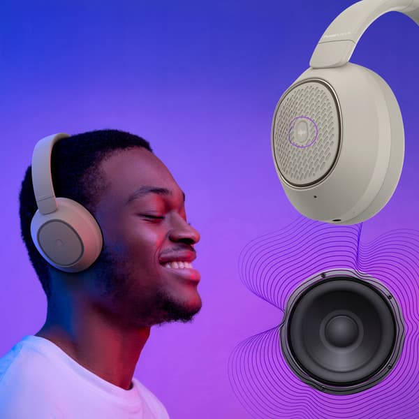 Trådlösa Bluetooth-hörlurar PowerLocus Universe ANC Micro Case 60 timmar
