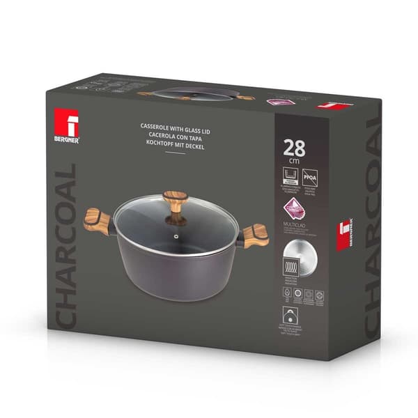 BERGNER BG-56038 KOLGRILL MULTICLAD 28CM MED LOCK