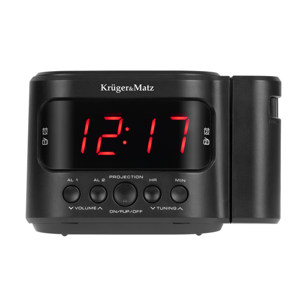 Radiovækkeur Kruger&Matz AM/FM timer snooze LED