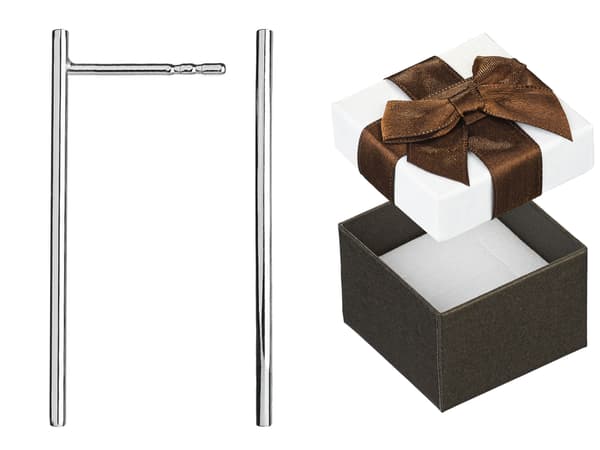 Enkla Rör Silverörhängen 2cm Eleganta Damörhängen Silver