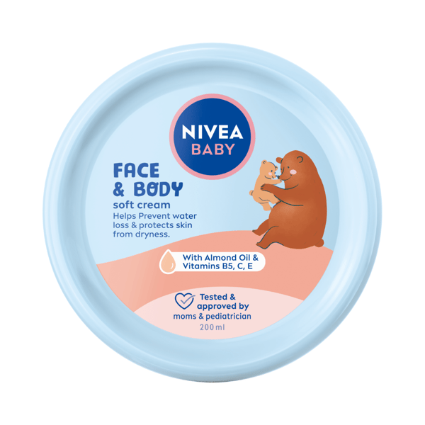 NIVEA BABY Ansikts- och kroppskräm 200 ml