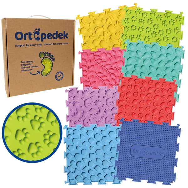 ORTOPEDAE Sensorisk matta set - 8 delar