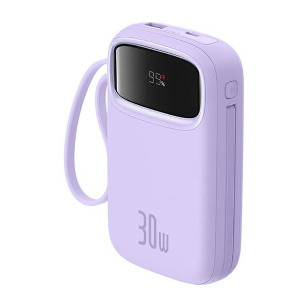 Powerbank Baseus QPow 2 10000mAh 30W 2xUSB-C (lilla)