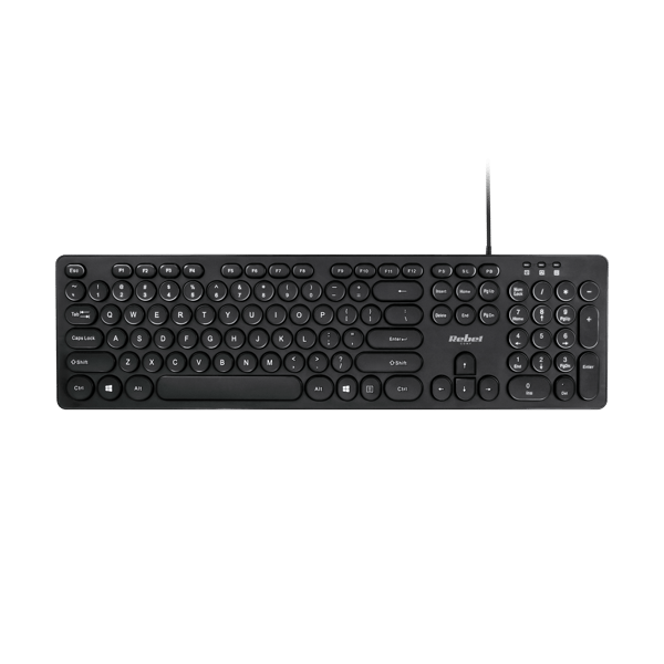 Kablet tastatur WDK100 membrantaster USB 2.0