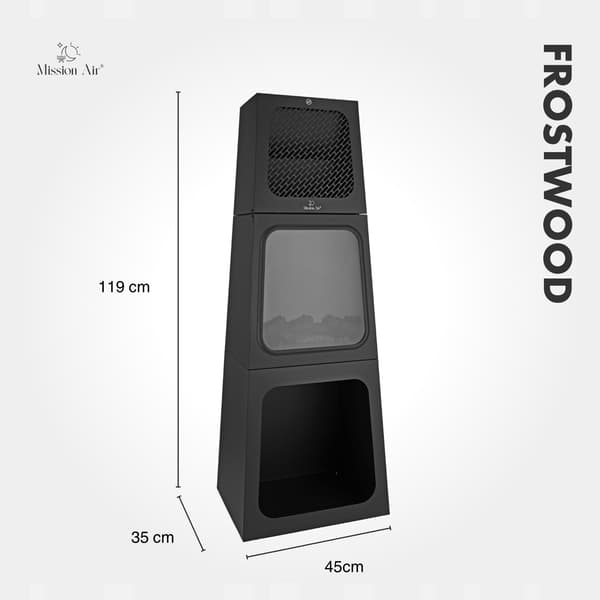 FROSTWOOD 1800W ELEKTRISK PEJS