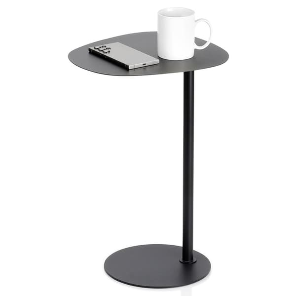 Sofabord metal sort 35x25x53 cm