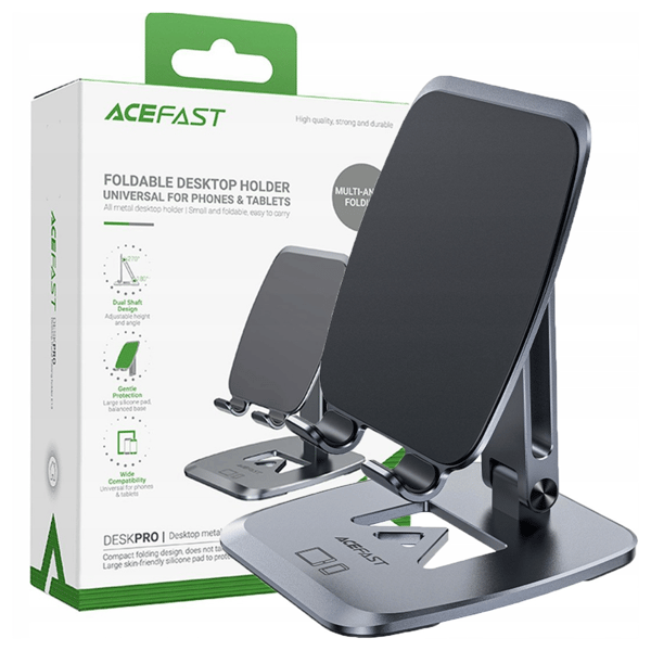 Acefast Foldbar Telefonstativ/Holder Grå (E13)