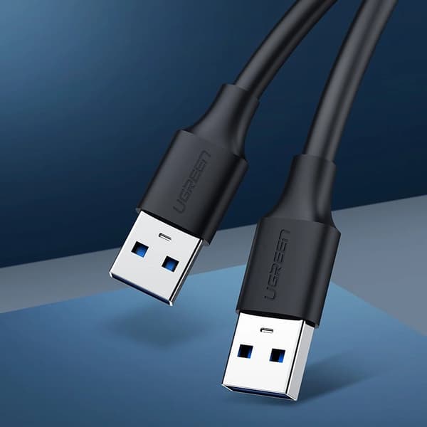 Ugreen USB 2.0 (uros) - USB 2.0 (uros) 2 m musta kaapeli (US128 10311)