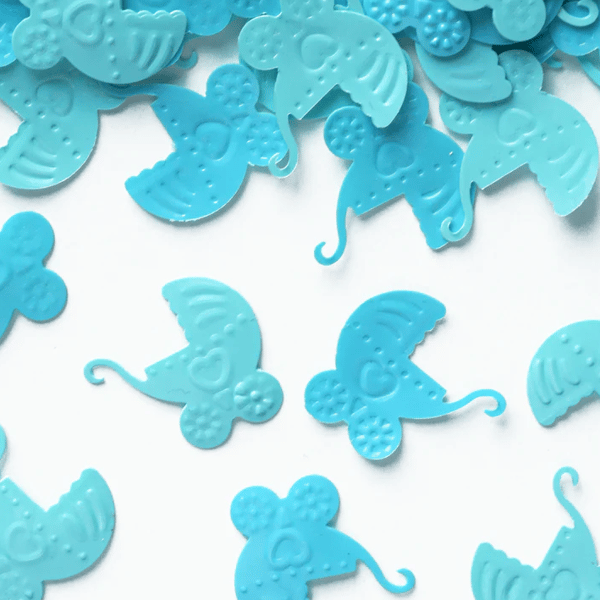Babyshower dreng blå klapvognskonfetti 15g