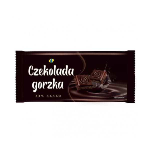 LEWIATAN MØRK CHOKOLADE 64% 90G