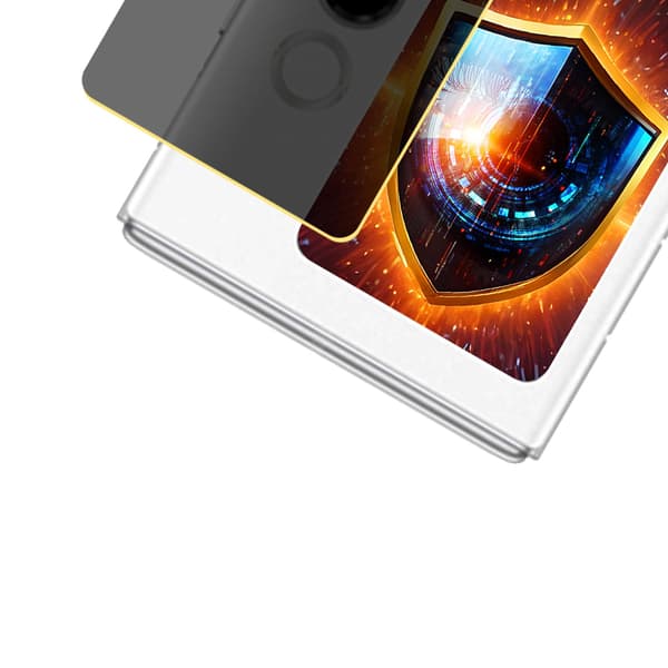 Nubia Flip 2 (edessä) - 3mk Silky Matt Privacy