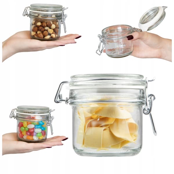 HERMETISK GLASBURK MED GLASLOCK 200 ml
