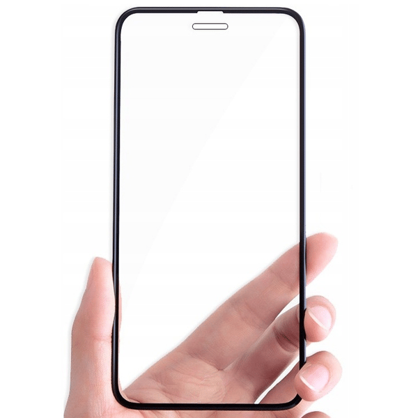 Härdat glas för CO2-telefon, för iPhone 12 Mini, 10D, svart