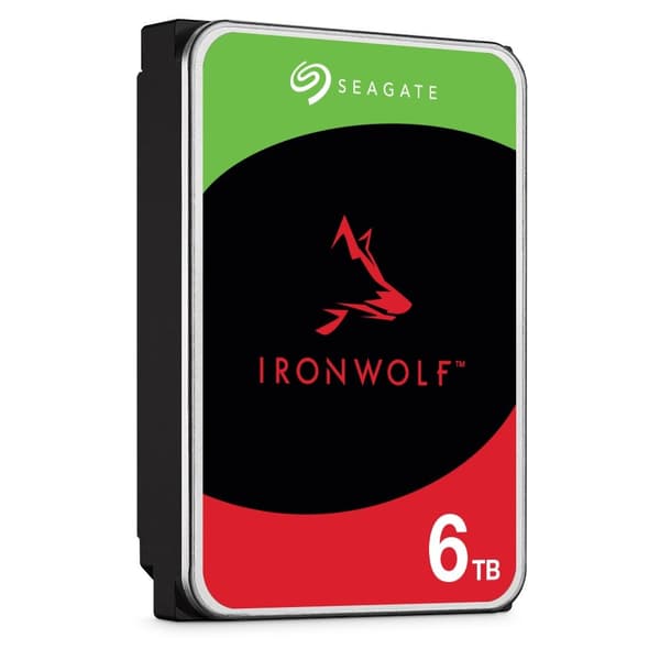 Seagate IronWolf 6TB SATA NAS-harddisk 5400 RPM