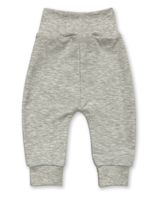 Tillverkare shorts 110 tryckfria gråmelerade barn
