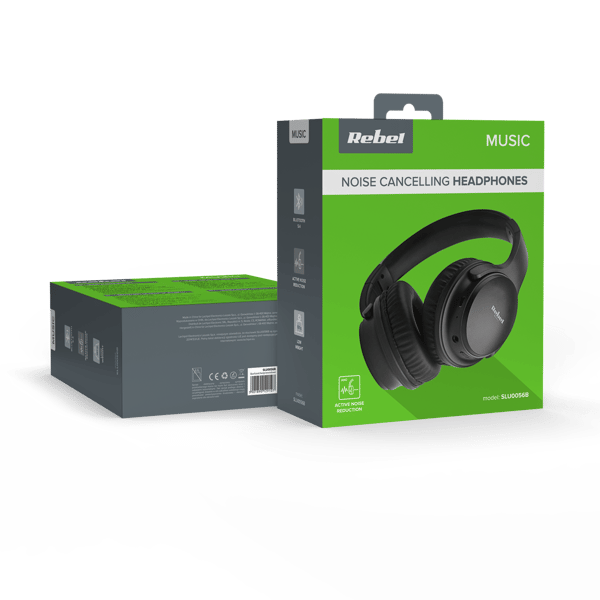 Rebel Bluetooth 5.4 Over-Ear ANC-hörlurar