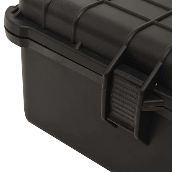vidaXL Flightcase, svart, 55x43x21 cm, PP