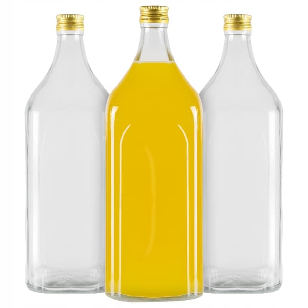 Glasflaske til vodka gallon daniel 1,75L dama TIL vin whisky tykt glas
