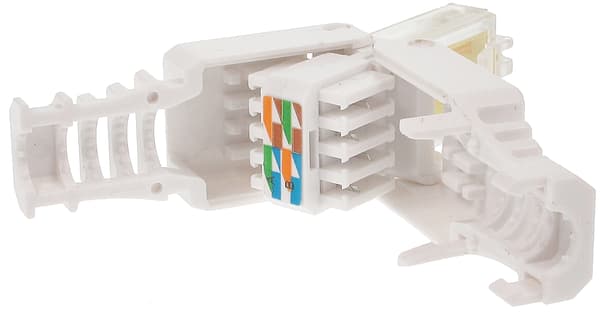 RJ45-hånd/N modulært stik