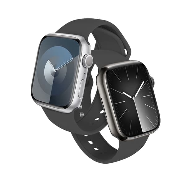 Crong Liquid - Apple Watch-rem 44/45/46/49 mm (Grafit)