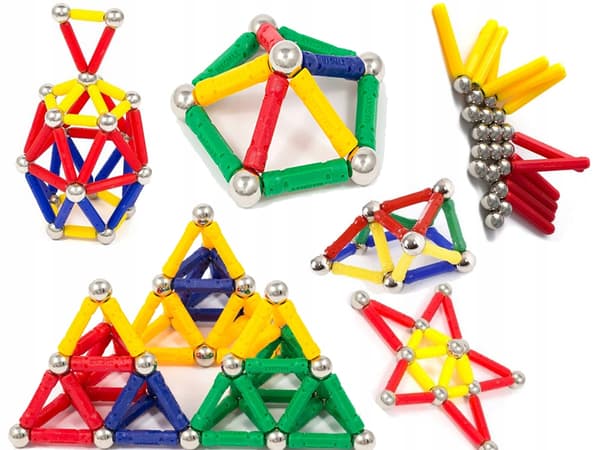 MAGNETISKE BLOKKE TÅRN 53 DELE NR.: 4955