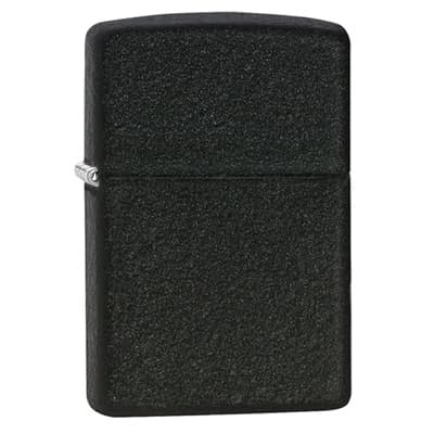 ZIPPO BLACK CRACKLE 60001196 sytytin