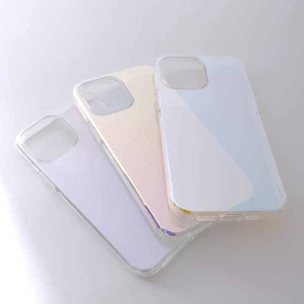Aurora Case iPhone 13-skal, opaliserande gelskydd, guld