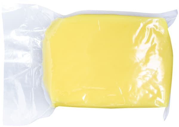 Ljusgul plastglasyr 100g 1-pack.