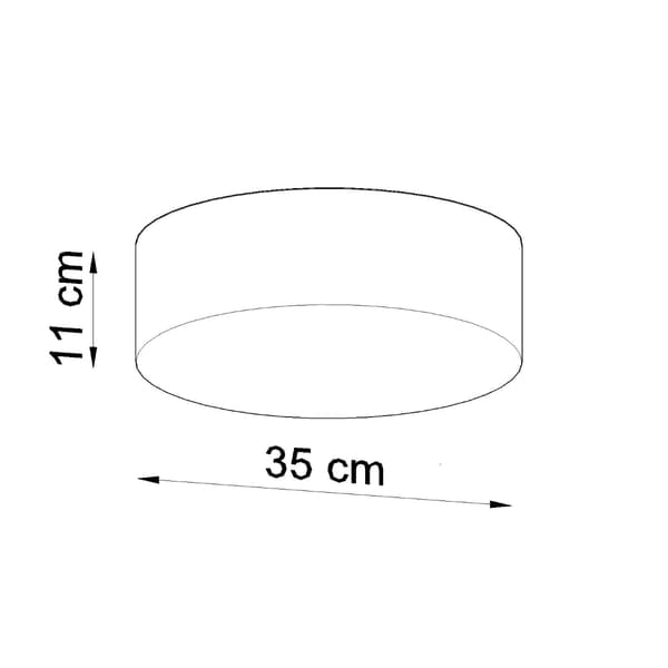 LOFTSLAMPE ARENA 2 E27 GRÅ SOLLUX SL.0122
