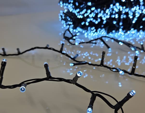 StarryLights 2000 LED juletræslys - Kold hvid