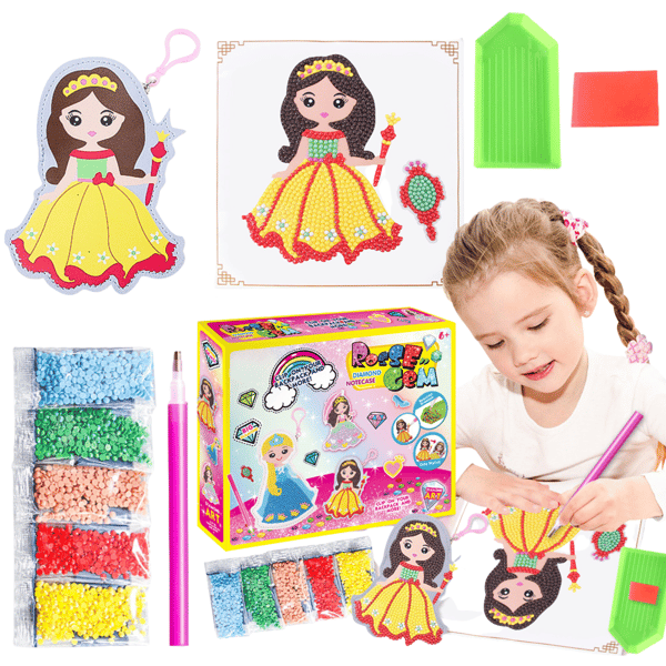Diamantbroderi Diamantmaling Mosaik Kit 5D Prinsesse