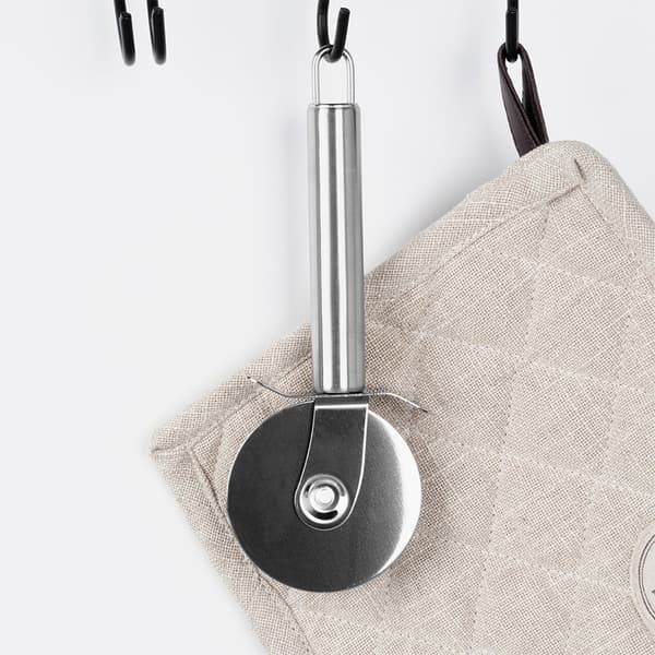 Stålpizzakniv 19 cm
