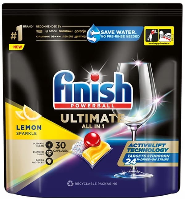 FINISH diskmaskinsgelkapslar 30 st