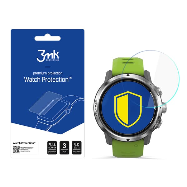 Coros Apex Pro 46 mm - 3mk Urbeskyttelse Fleksibelt Glas
