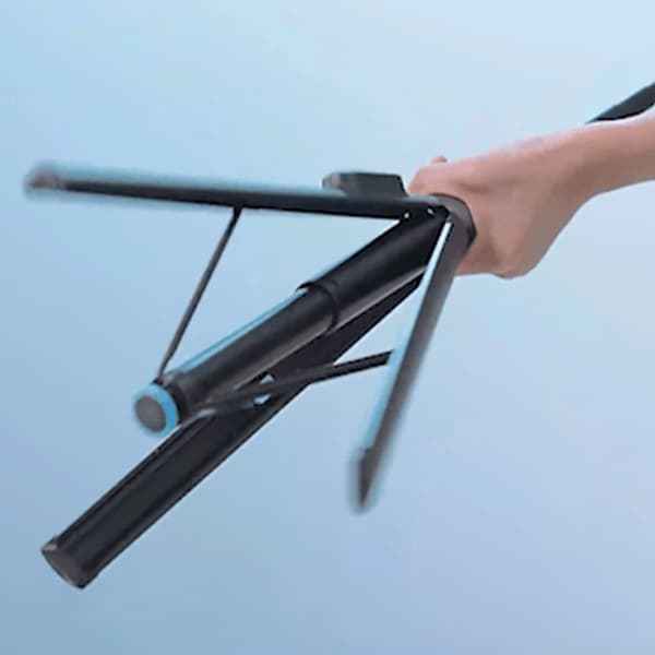 Premium selfie-stang Wozinsky WRZP1 med automatiske foldbare ben, stativfunktion, 1,7m - sort