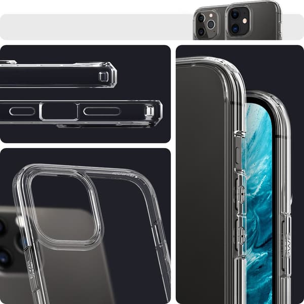 SPIGEN ULTRA HYBRID IPHONE 12/12 PRO KRYSTALKLAR